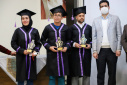 International Graduates honored at a commencement ceremony in University of Birjand.