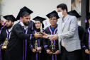 International Graduates honored at a commencement ceremony in University of Birjand.