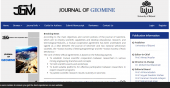 کسب رتبه علمی &quot;ب&quot; نشریه لاتین Journal of Geomine