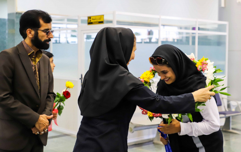 استقبال مدیران دانشگاه بیرجند از دارنده مدال طلای مسابقات یونیورسیاد ۲۰۱۹ ایتالیا